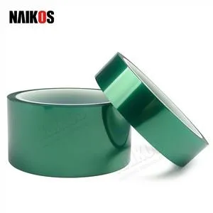 Green Polyester Masking PET Heat Proof Tape adeżiv